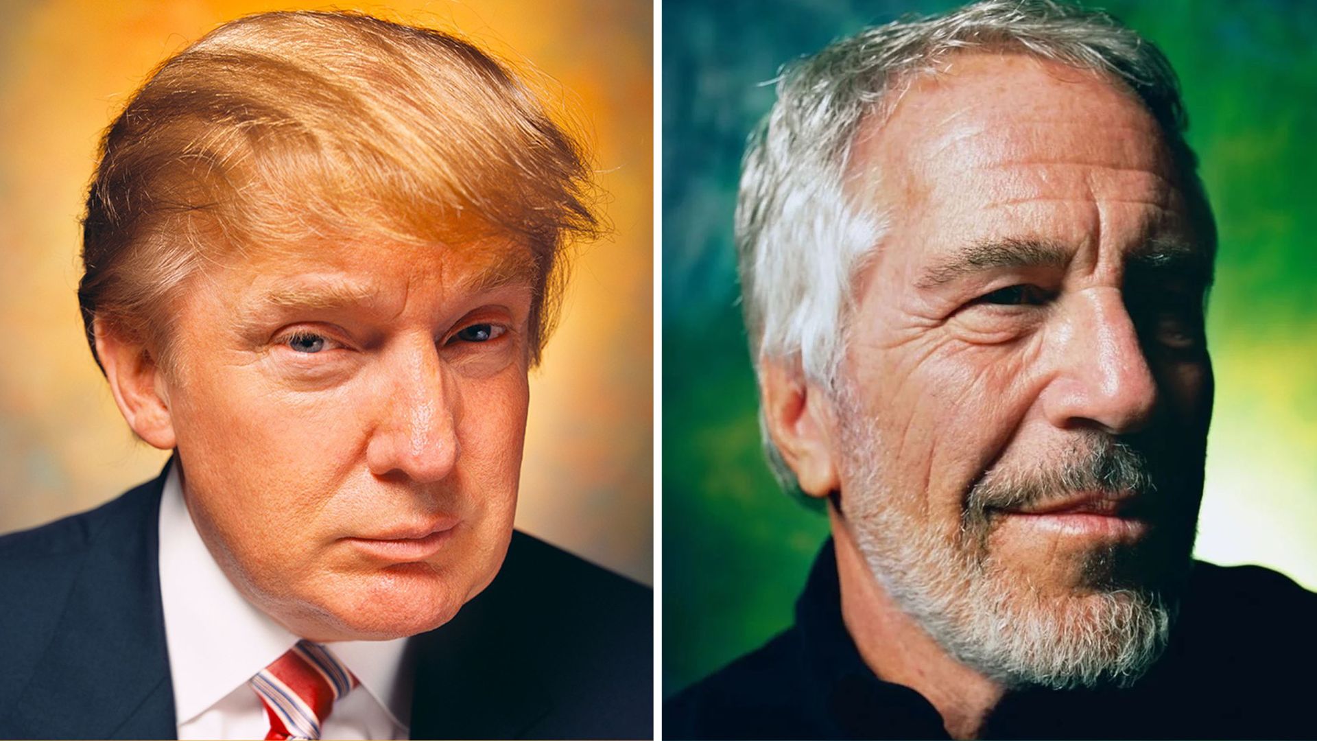 “Epstein would be laughing in his grave” – An artist explains his motivations for photographing convicted sex offender, Jeffrey Epstein, alongside Donald Trump.