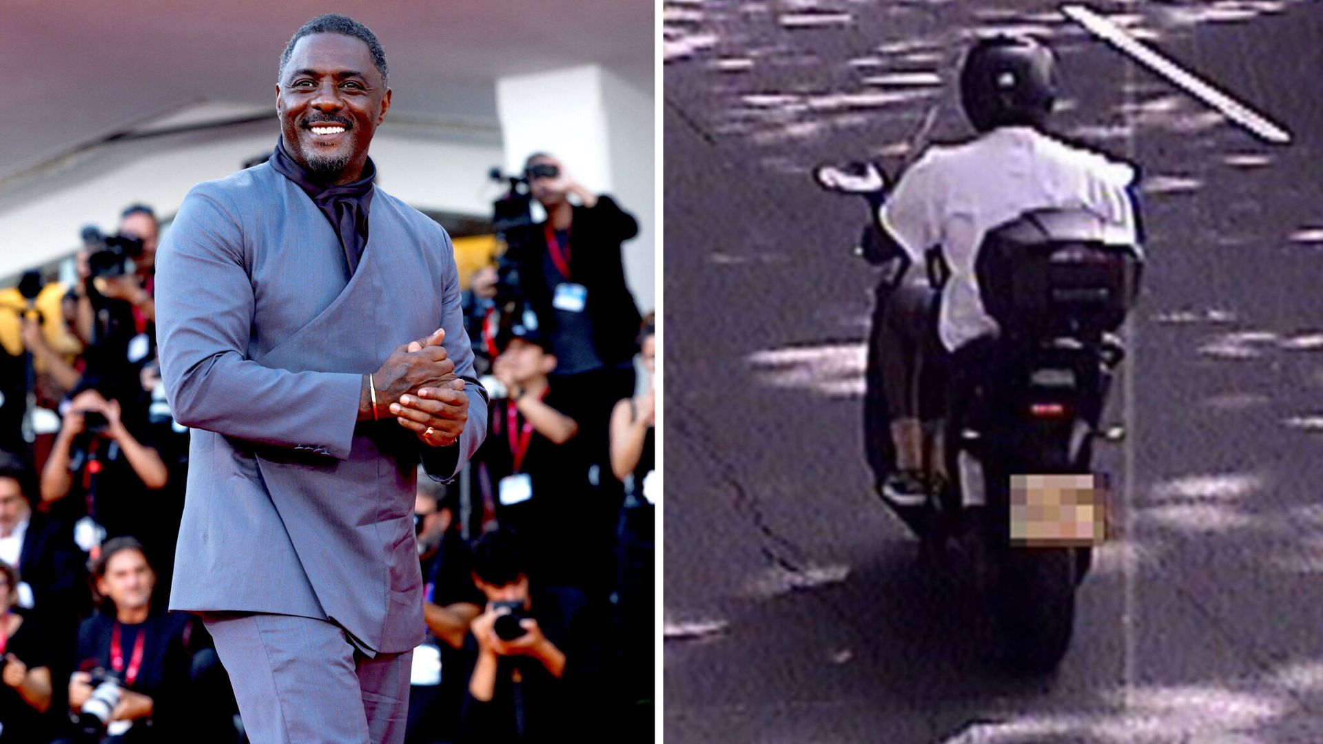 Sir Idris Elba caught speeding on moped